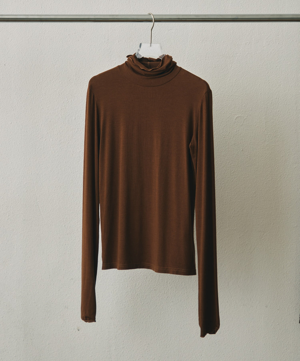 ウール混タートルネックロングスリーブTEE