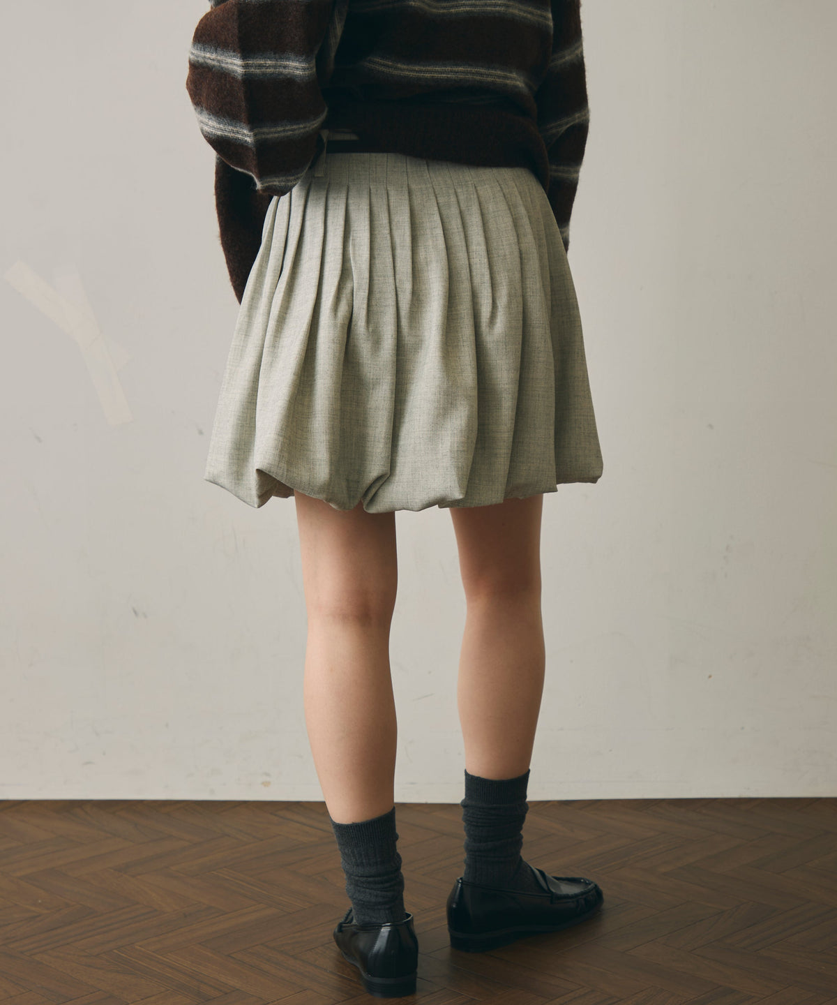 タックバルーンミニスカート