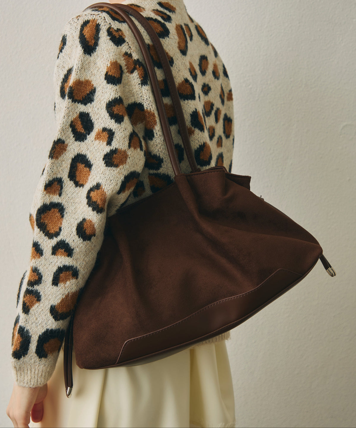 スウェードライクドレープショルダーBag